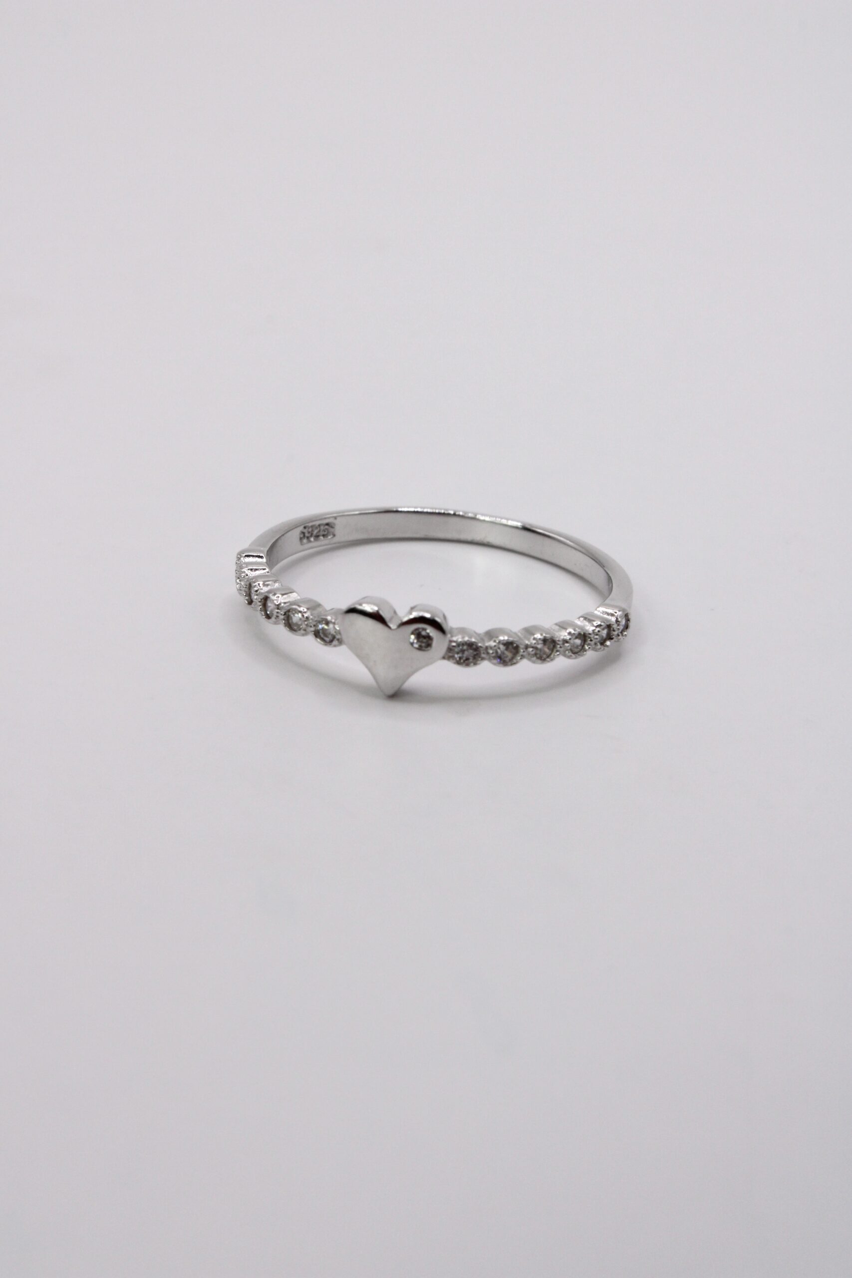 Anillo De Plata 925 Corazon