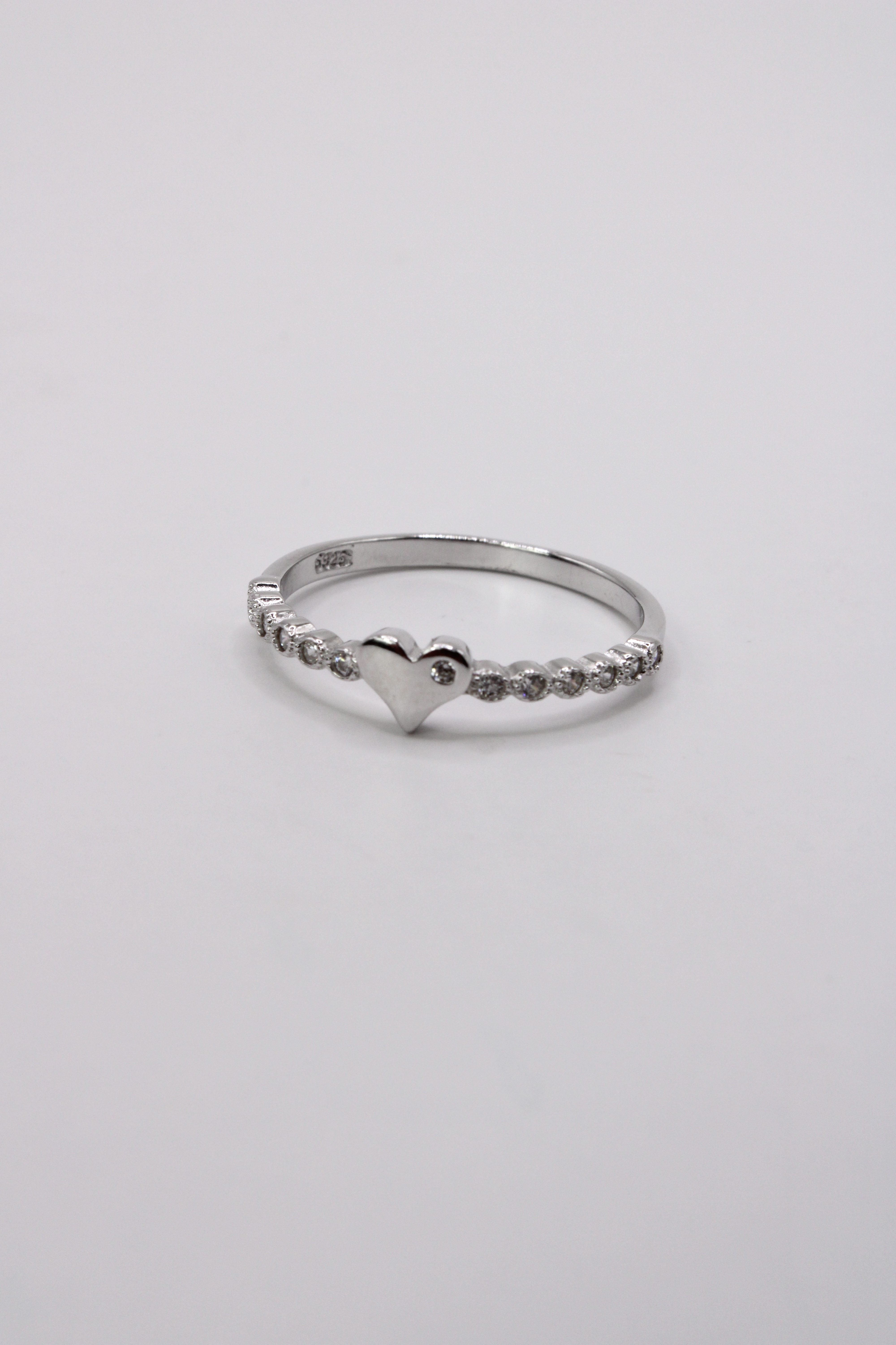 Anillo De Plata 925 Corazon
