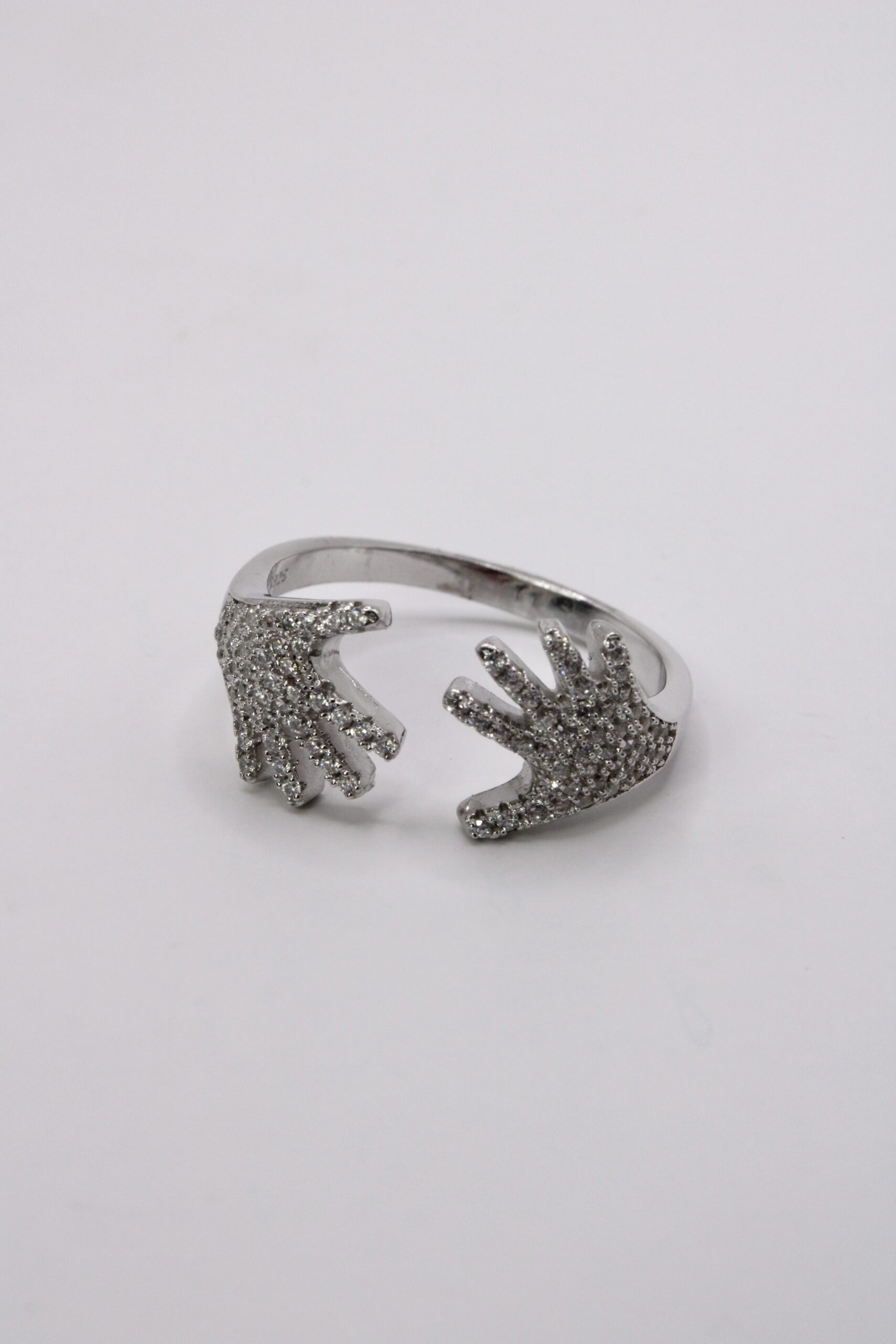 Anillo De Plata 925 Manos