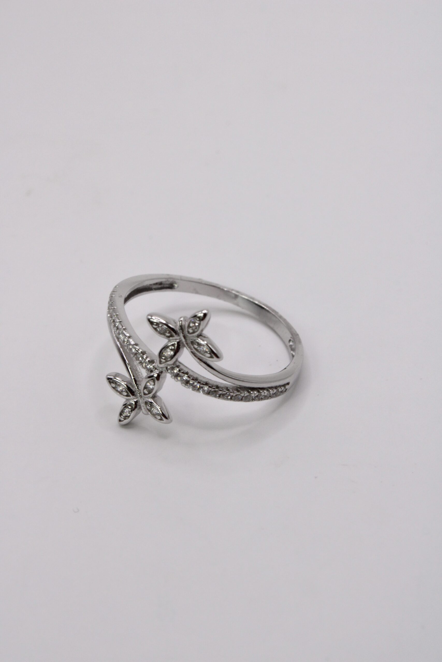 Anillo De Plata 925 Floral
