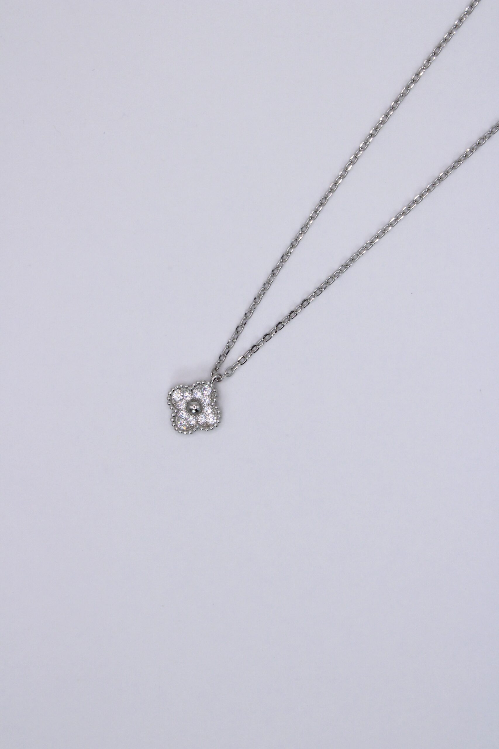 Cadena De Plata 925 Trebol