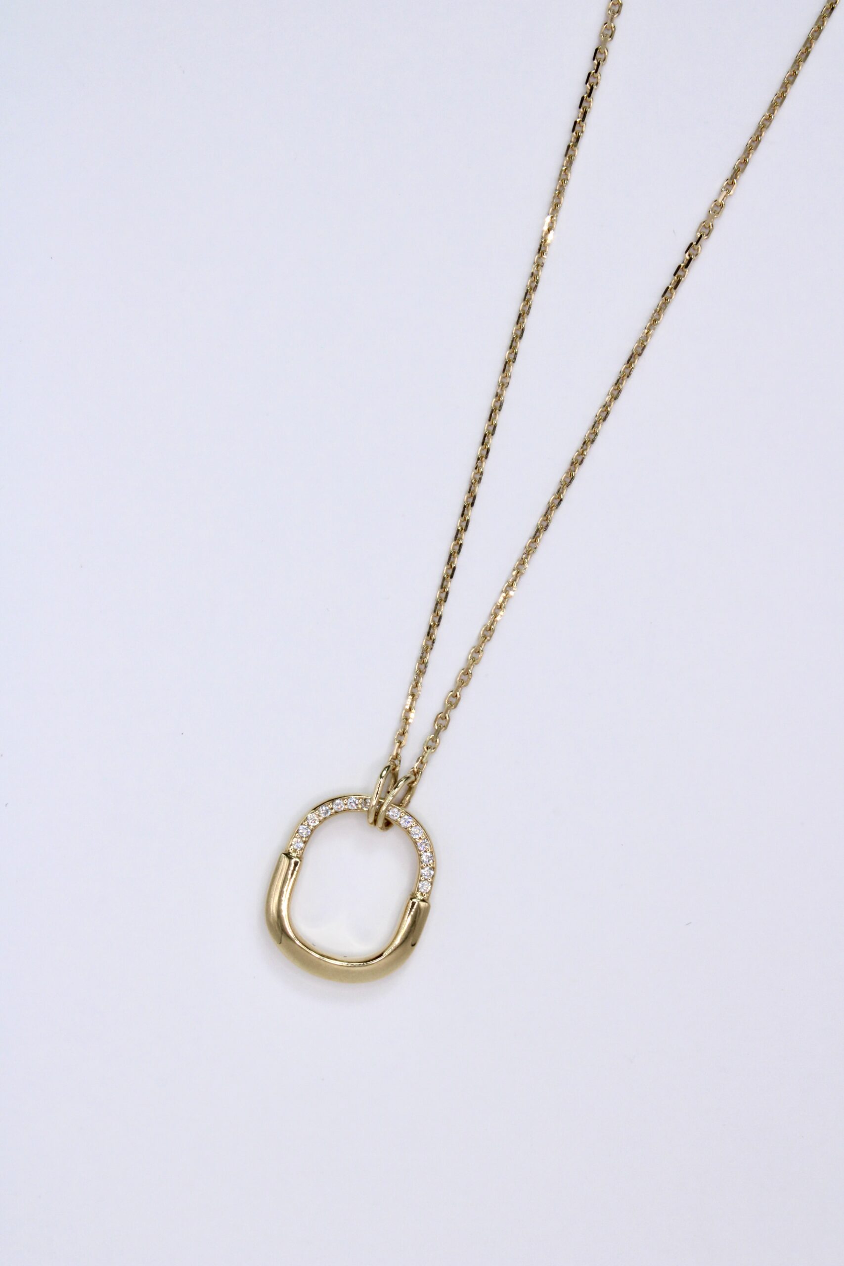 Cadena De Oro 18k Con Diamantes