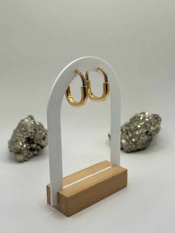 Aritos De Oro 18k