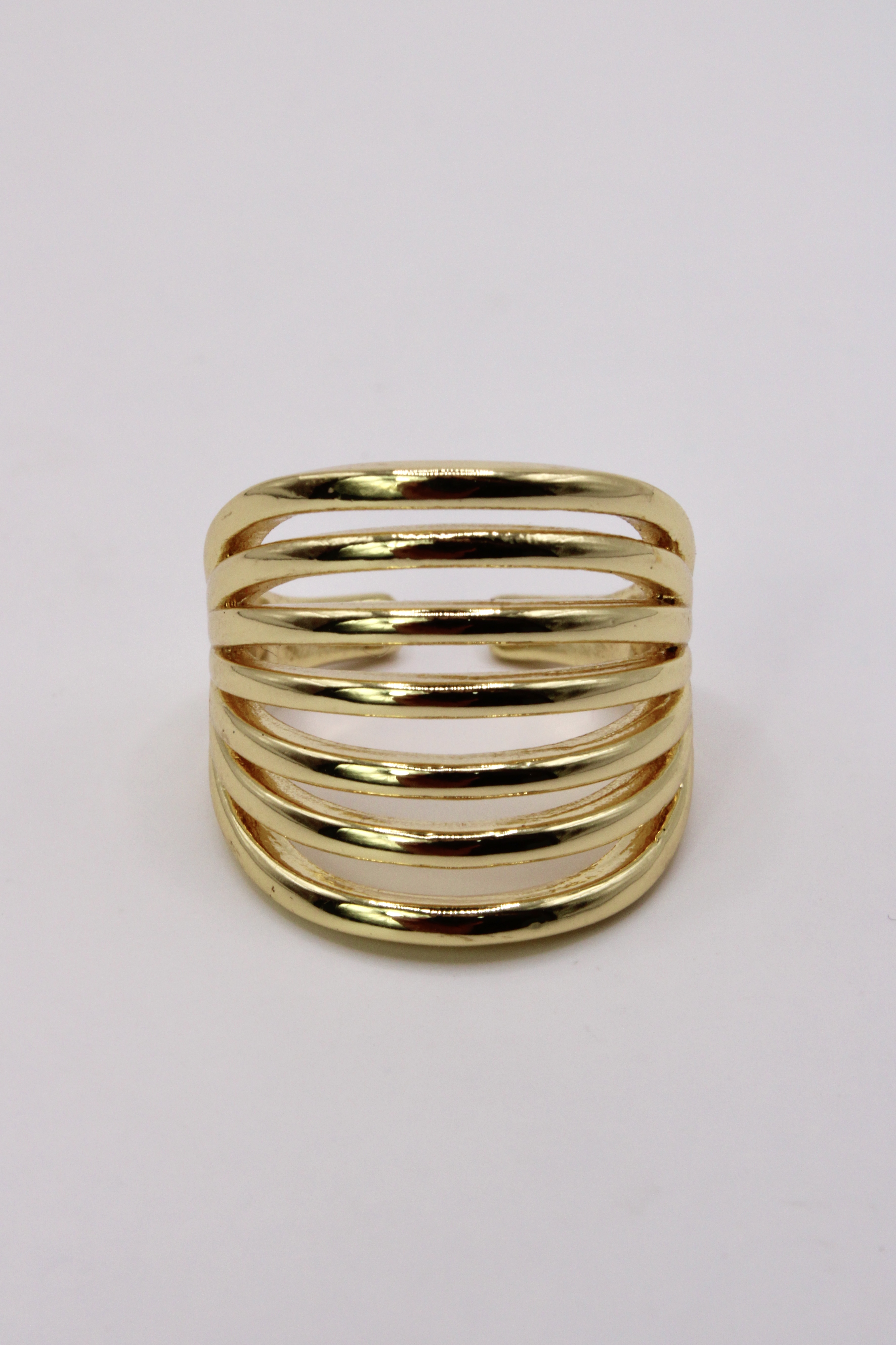 Anillo De Bisutería Ondas