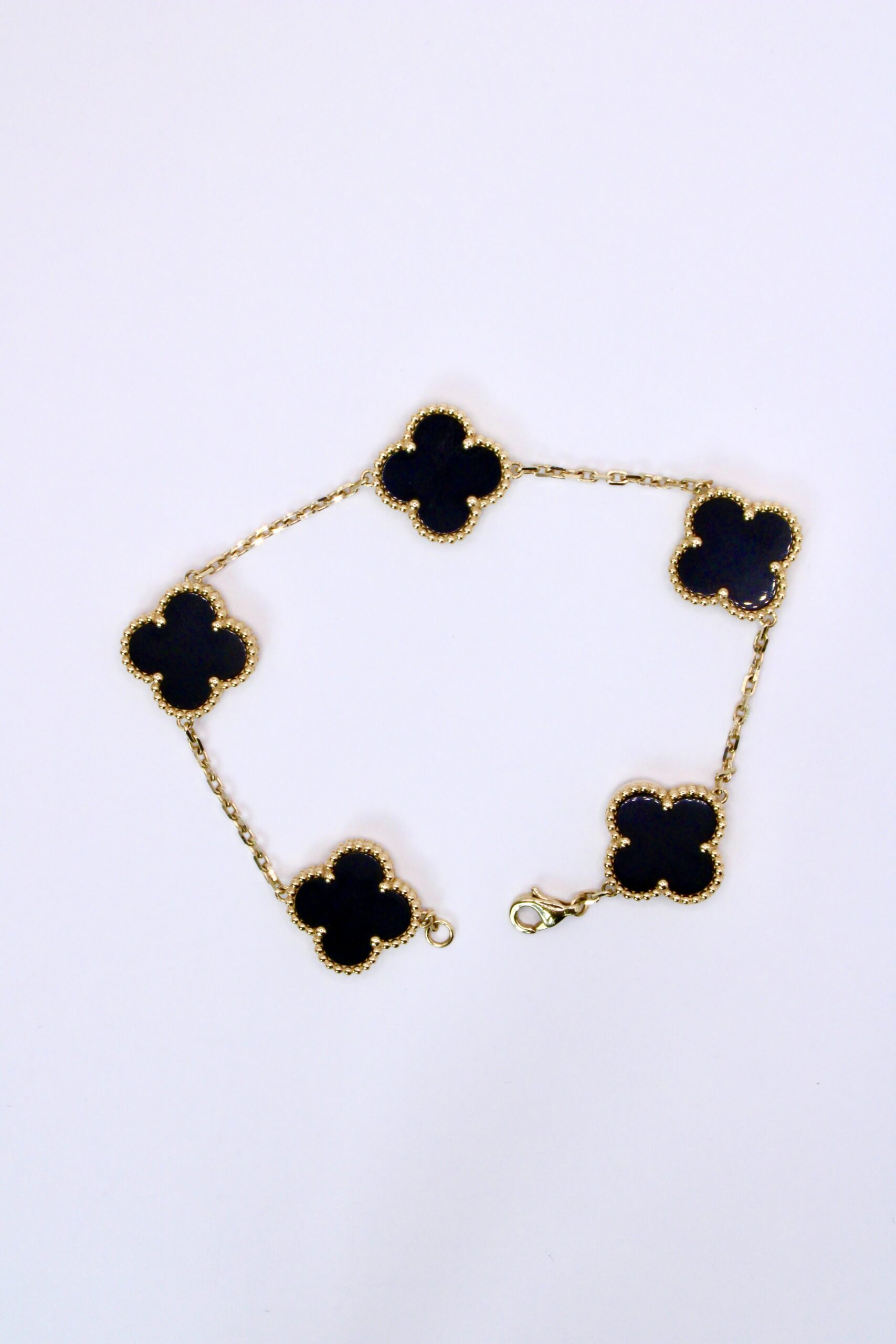 Pulsera De Oro 10k Trebol