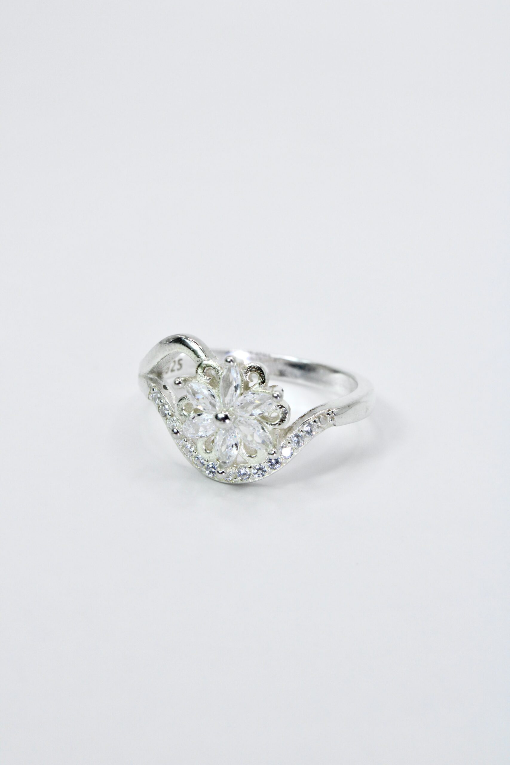 Anillo de Plata 925 Flor