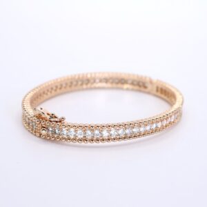 Pulsera De Plata 925 y Engaste Pave