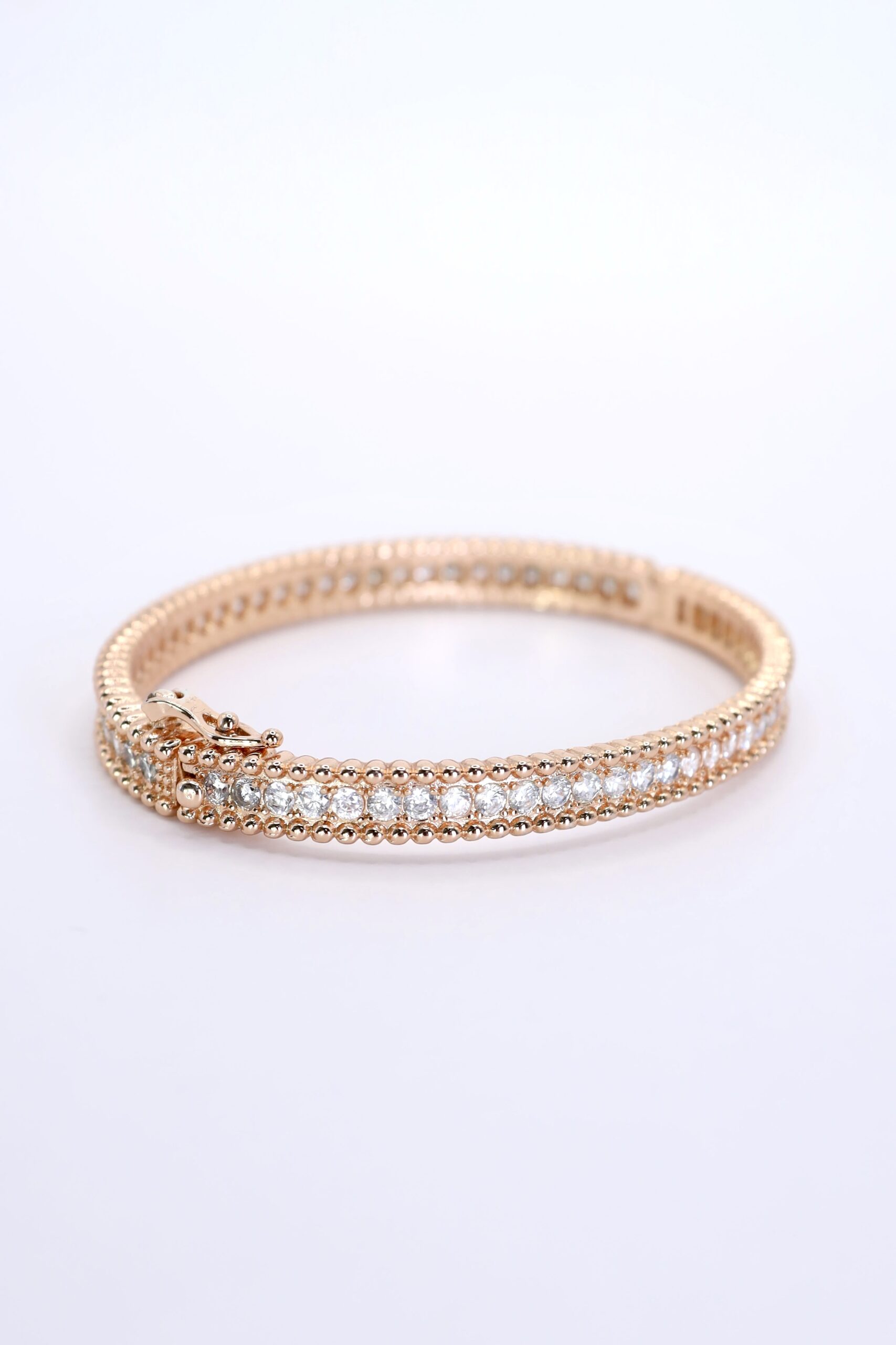 Pulsera De Plata 925 y Engaste Pave